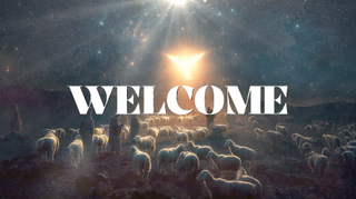 Painted Christmas Welcome