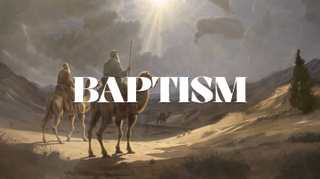 Painted Christmas Baptism