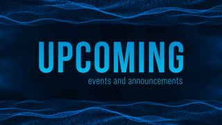 Blue Digital Wave Upcoming