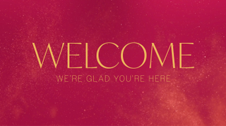 Red Glitter - Welcome