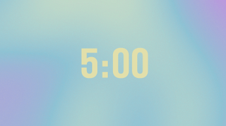 Soft Pastel - Five Minute Coun