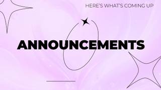 Heart Star Announcements