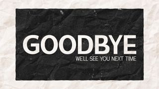 Paper Texture Goodbye Title