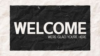 Paper Texture Welcome Title