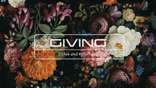 Giving / Easter title