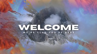 Colorful Mountain Welcome