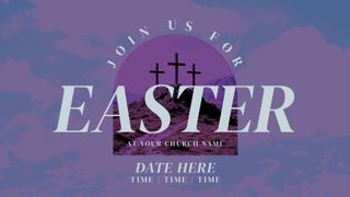 Join Us For Easter Service