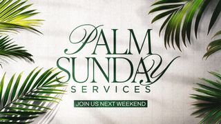 Palm Sunday