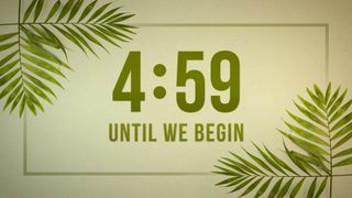 Palm Sunday Countdown
