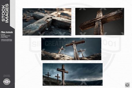 Large Wood Crosses (156578)