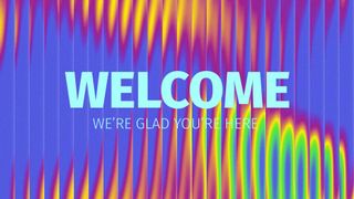 Reeded Glass Welcome Title