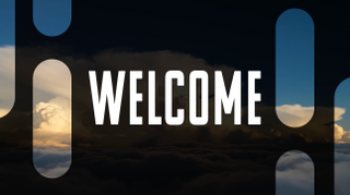 Cloud Shapes Welcome