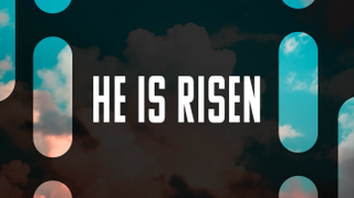 Cloud Shapes He Is Risen