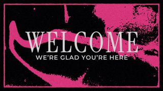 Lo-Fi Magenta Welcome Slide