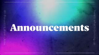 New Gradients Announcements