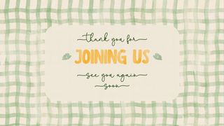 Sunday Picnic : Goodbye