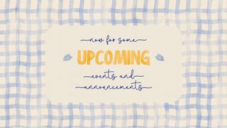 Sunday Picnic : Upcoming