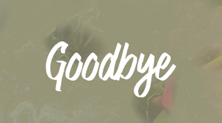 Pale Floral Goodbye