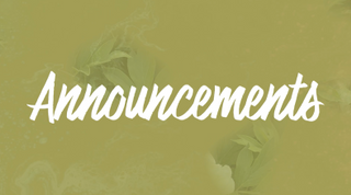 Pale Floral Announcements