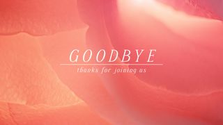 Flower of the Field : Goodbye
