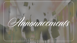 Grad Colors Announcements