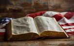 Bible on flag (158850)