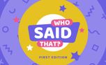 Who Said That? Game (158906)