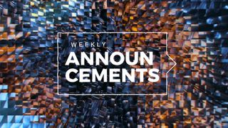 Announcements 