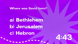 Bible Quiz - David Edition 