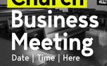 Church Business Meeting (159526)