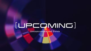 Upcoming