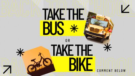 Back To School: Bus or Bike? (160139)