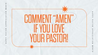 Love Your Pastor!