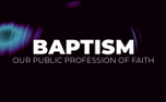 Circular Displacement Baptism (160659)