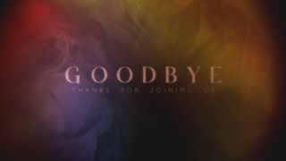 Aroma : Goodbye