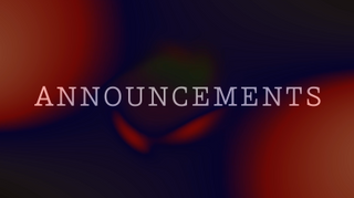 Amorphous Annoucements