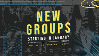 New Groups: Starting in Januar