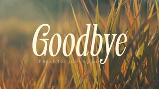 The Grass : Goodbye