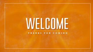 Orange Cloud Welcome