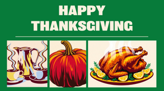 High Contrast Thanksgiving