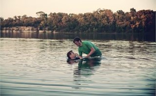 Baptism in Lake