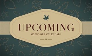 Fall 2015 - Upcoming