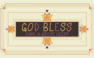 Thankful Shapes: God Bless