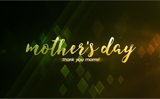 Mom's Day Glitter: Title