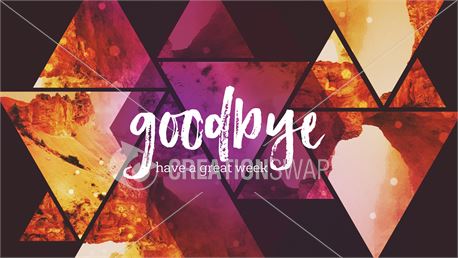 Mosaic Glass Goodbye (41553)