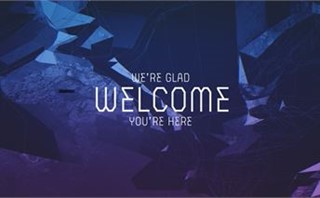 Glitch Landscape Welcome