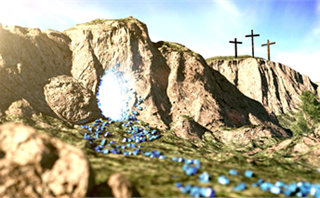 tomb and crosses loop