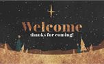 Foil Christmas Welcome (44640)