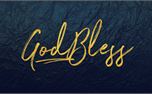 Christmas Foil God Bless (45589)