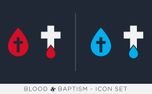 Blood and Baptism Icon Set (53000)